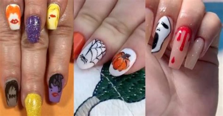 10 Frightfully Good Halloween Nail Designs to Try This Season, Courtesy of TikTok