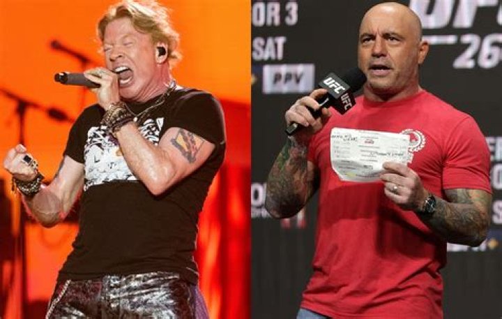 Axl Rose's unamused expression in Joe Rogan's selfie sends fans into frenzy: 'Thats actually Trum ·