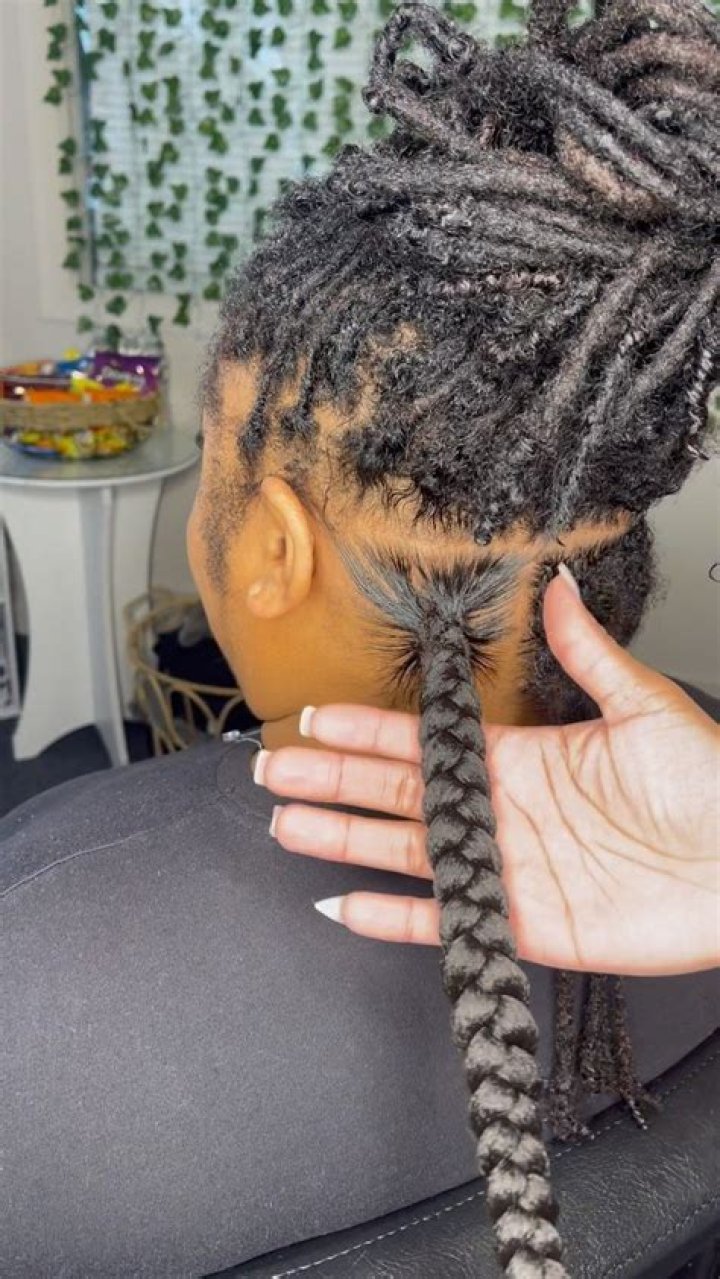 Uncover The Secrets Of Feed-In Braids Over Locs