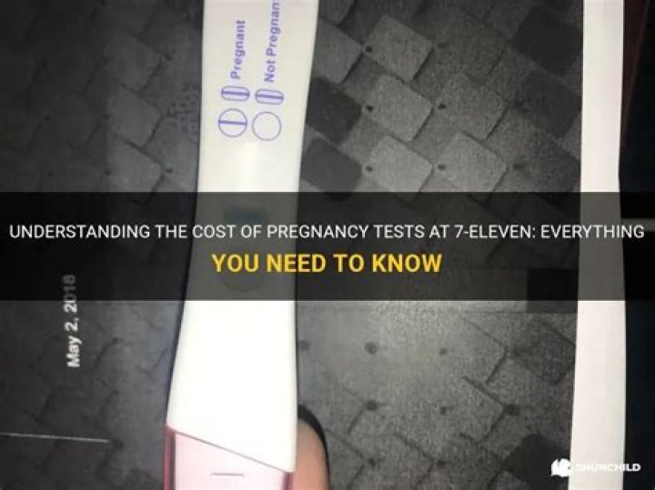 Unveiling The Truth: Pregnancy Tests At 7-Eleven