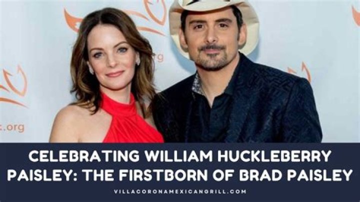 Where's Brad Paisley's son William Huckleberry Paisley now?